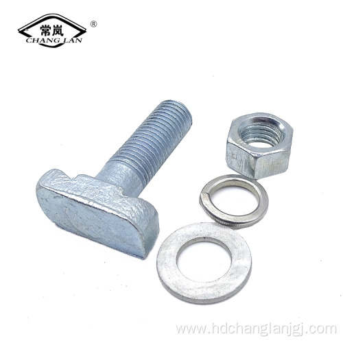 T bolt grade 8.8 T shaped bolt